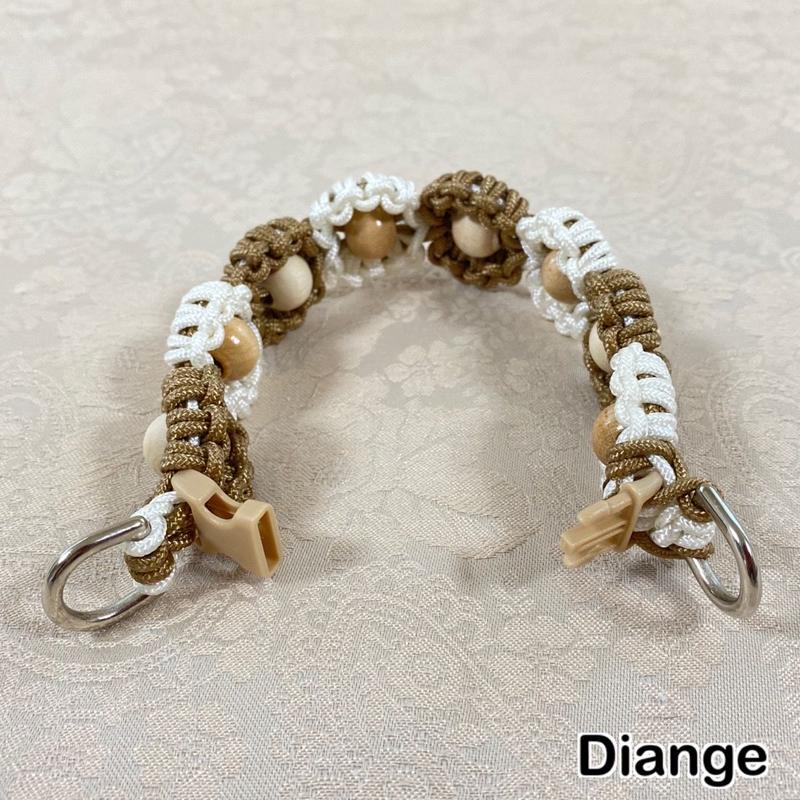 犬用 首輪 花モチーフver ２タイプ 内寸２１ｃｍ パラコード バックル 首輪とおやつ