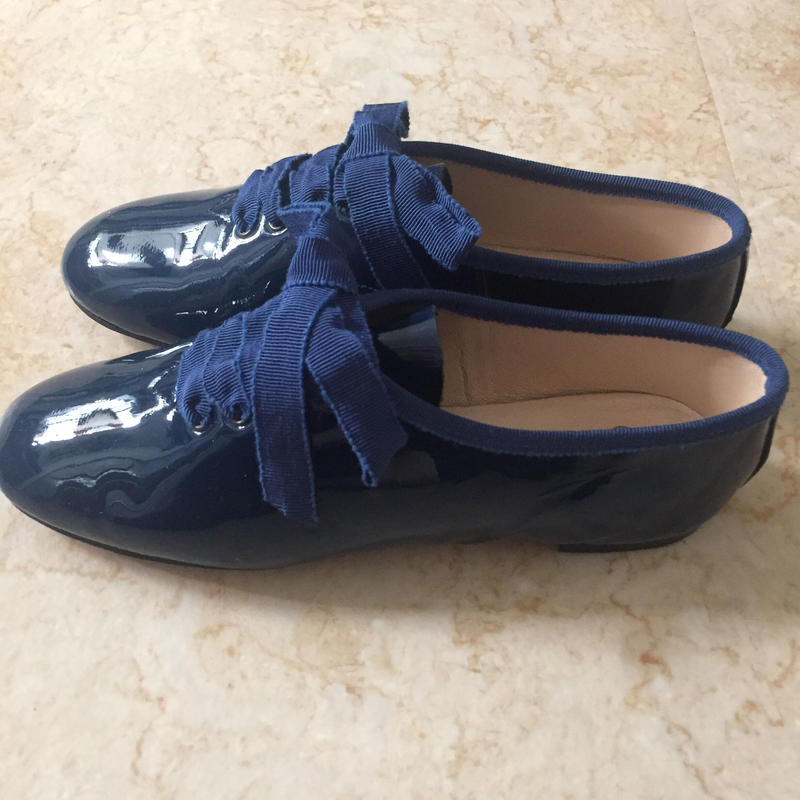 Opera National De Paris パテントレースアップシューズ Murase