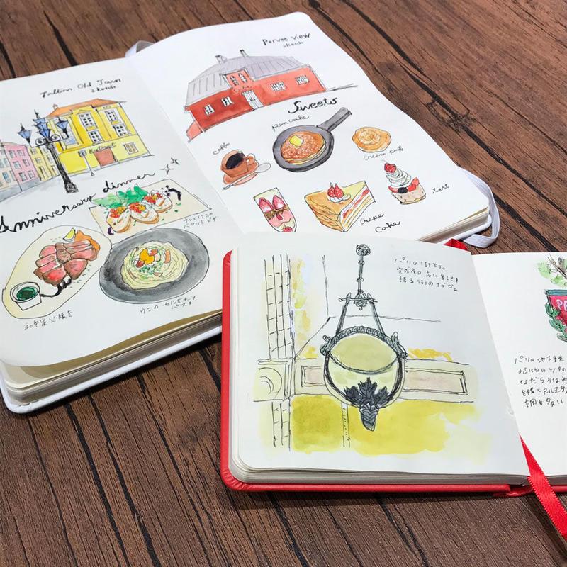 お洒落なスケッチブック Tacスケッチブック白 13x21