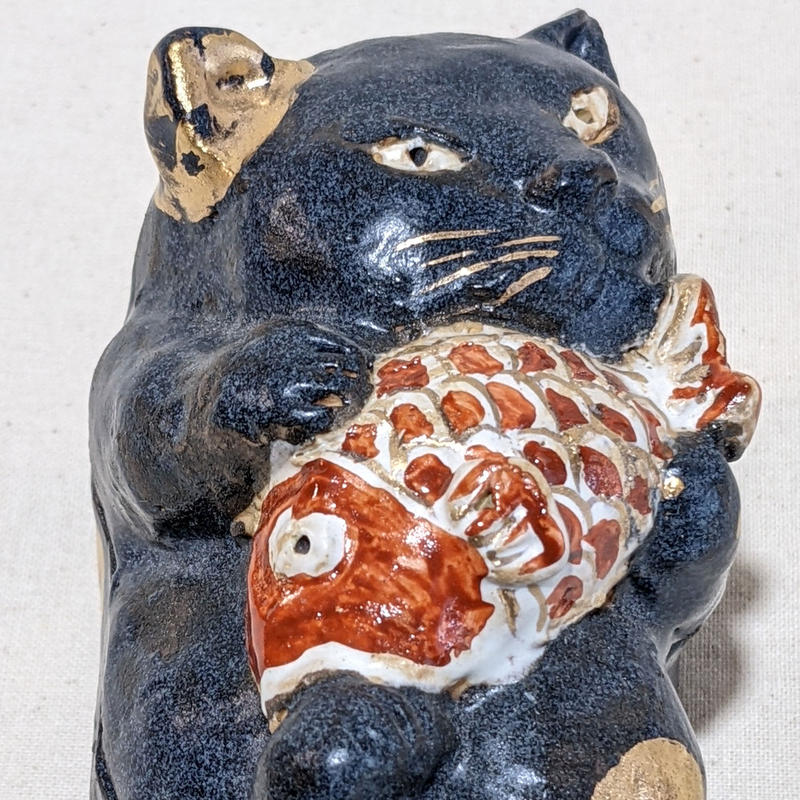 ささきようこさん作の陶人形 サックス演奏者