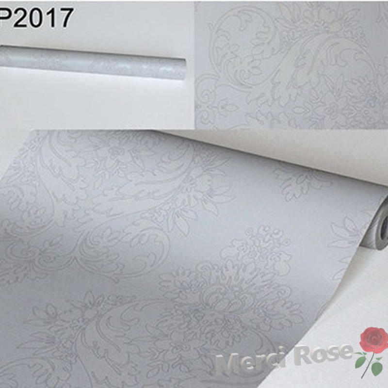 送料無料 即納 リメイクシート はがせる ウォールステッカー 多用途 リフォーム シール 壁紙 フラワー 花柄 ダマスク柄 50m P17 壁紙