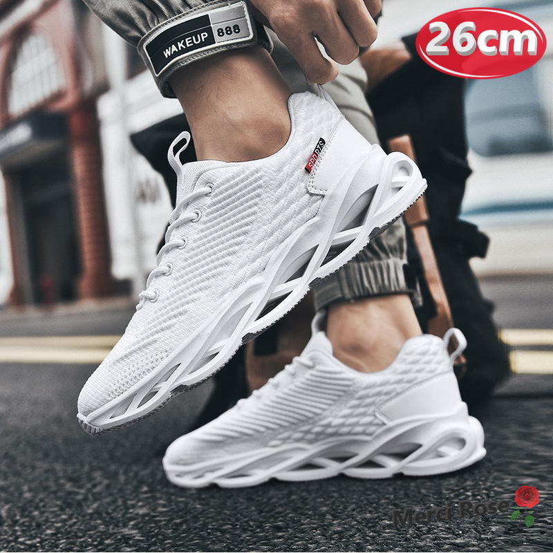 メンズシューズ 通気性 キャンバスメッシュ スニーカー 26cm カジュアル スポーツ 春