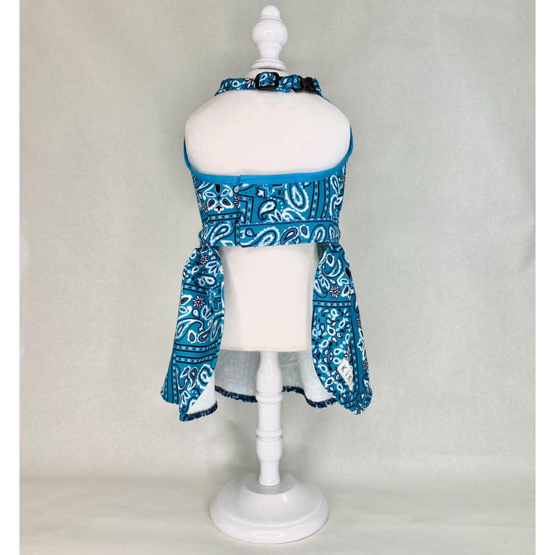 ペイズリーワンピース ターコイズ Kiki