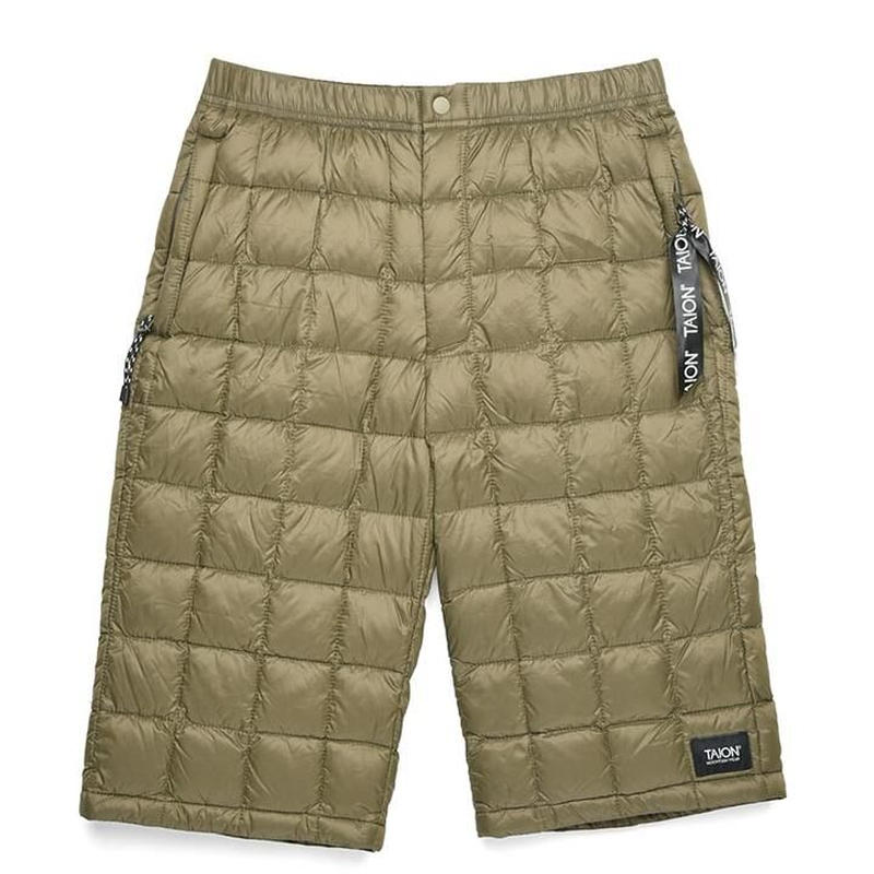 Unisex ダウンショートパンツ オリーブ Driving Maul The Store