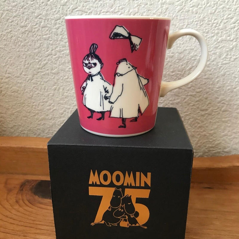 ムーミン75thマグ ピンク Drops