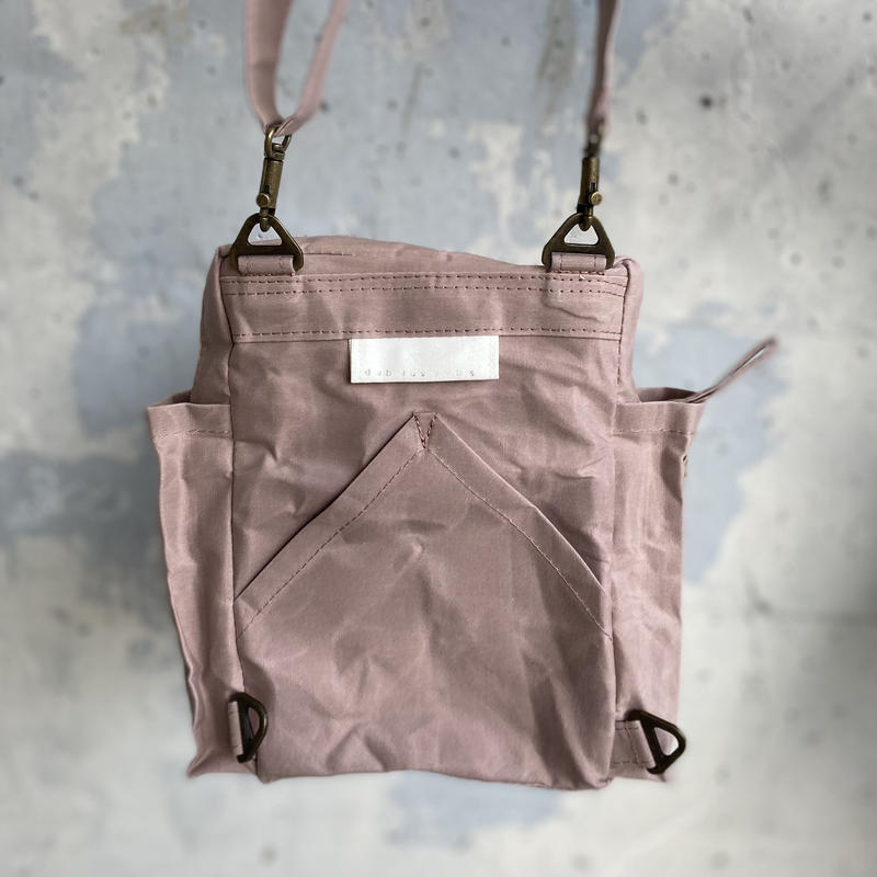 元祖 持ち方いろいろ ノウユアライツバッグ Type1 アシュリーピンク Dubl