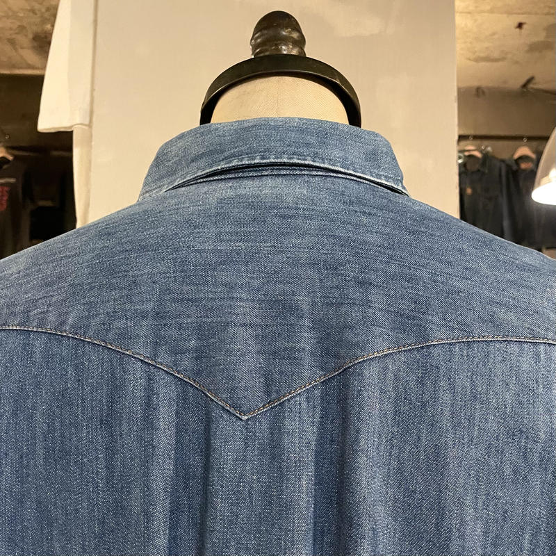 70s USA製 wrangler 27mw デニムシャツ | www.psychologiesport.fr
