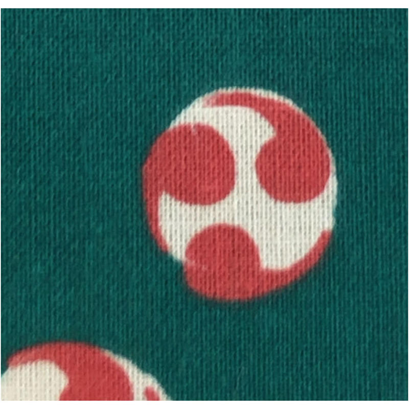 手拭壱本 ちょっと長めの上等手ぬぐい プレミアム 右三つ巴 柄 約34 約100 生