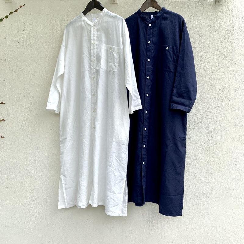 リネンロングシャツワンピース 7211o 006 Natural Laundry E