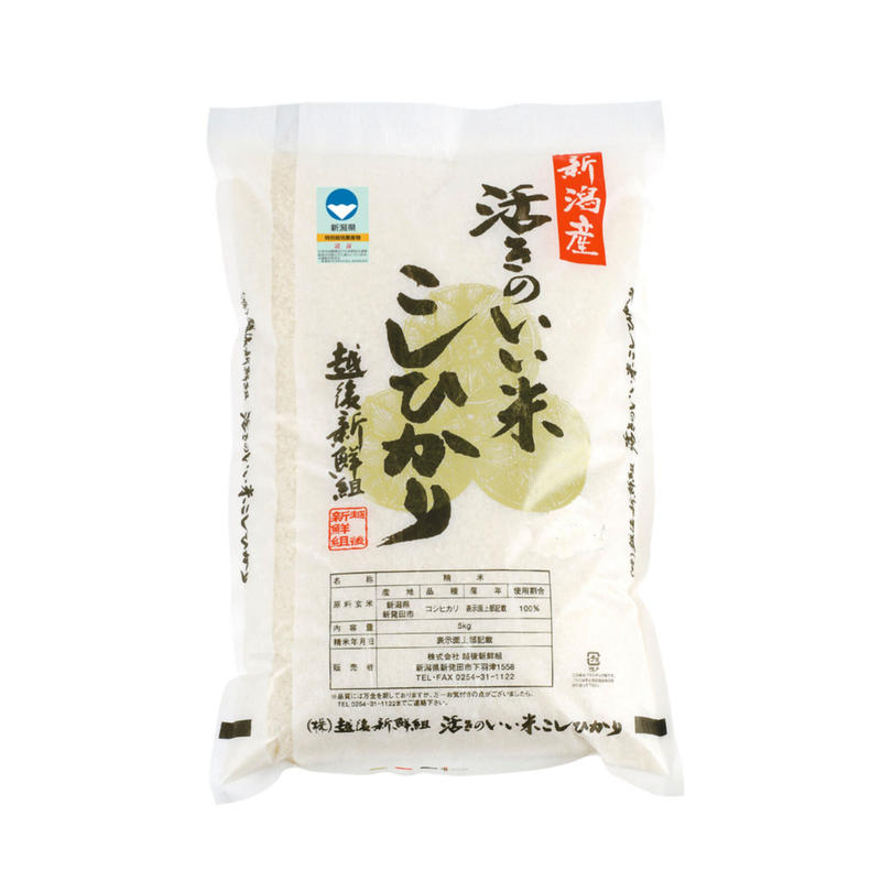 活きのいい米 コシヒカリ １０kg 越後新鮮組