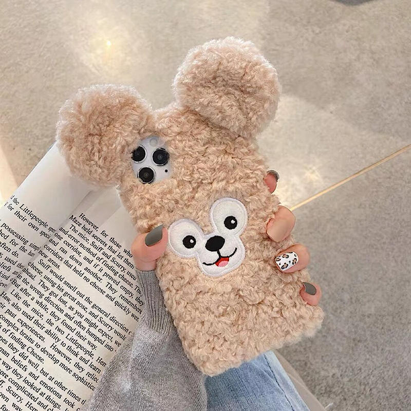 もこもこ くま Iphoneケース Elfriede Collect