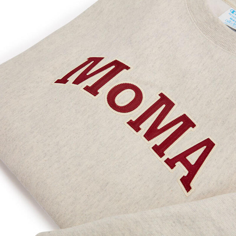 MoMA x CHAMPION モマxチャンピオン リバースウィーブ クルーネック ...