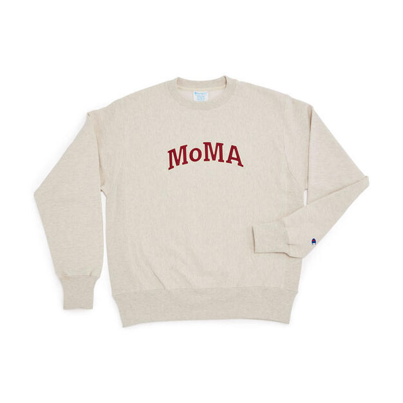 MoMA x CHAMPION モマxチャンピオン リバースウィーブ クルーネック ...