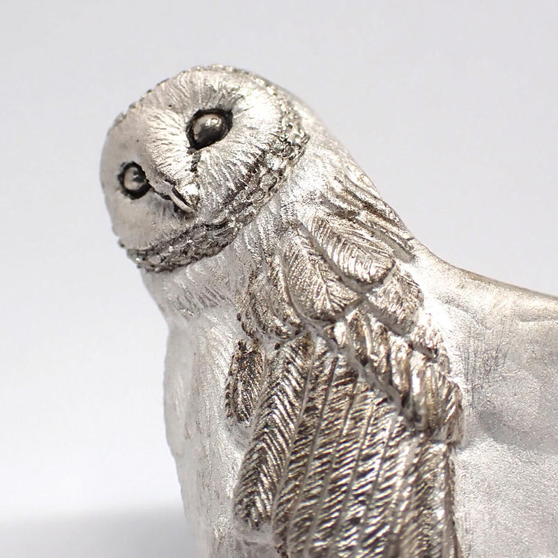 首傾げるメンフクロウリング White Emiria Online Shop