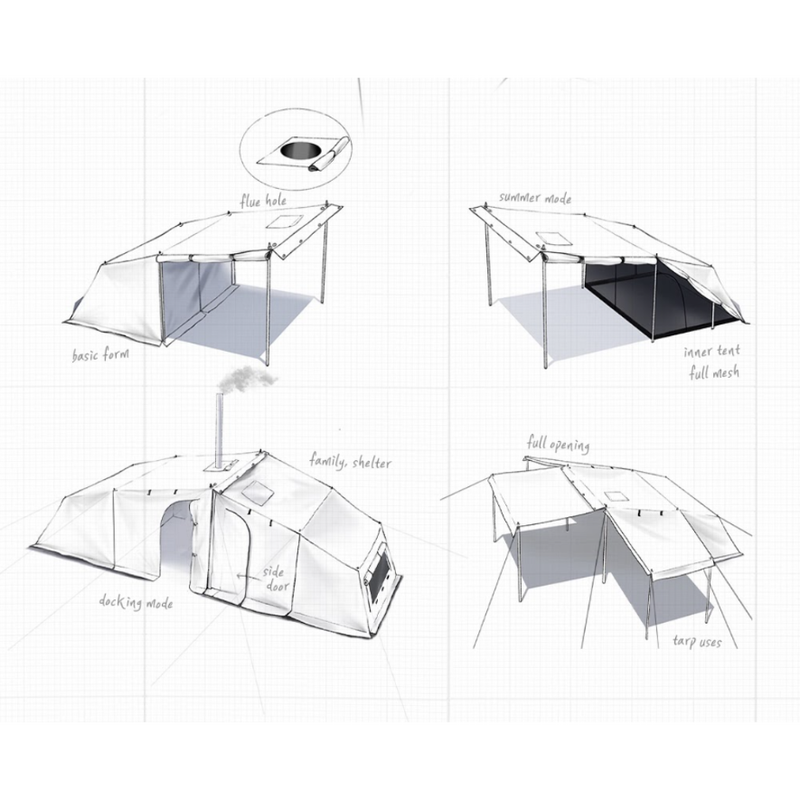 16ft】ルートベース テント rootbase tent | Emon SELECT