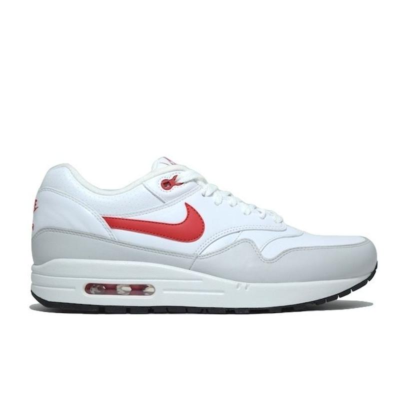 Nike Air Max 1 Ltr White Grey Red ナイキ エアマックス ホワ