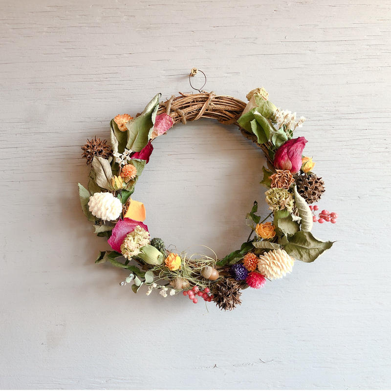 ドライフラワーリース作りキット Enpitudo