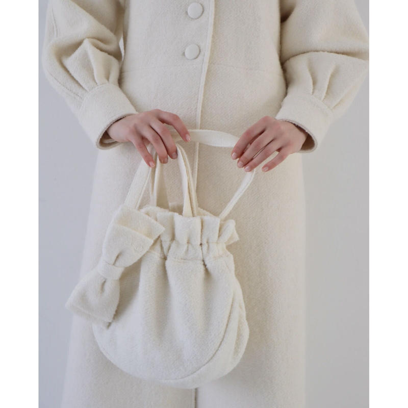 最適な価格バッグé ribbon gather bag | épine