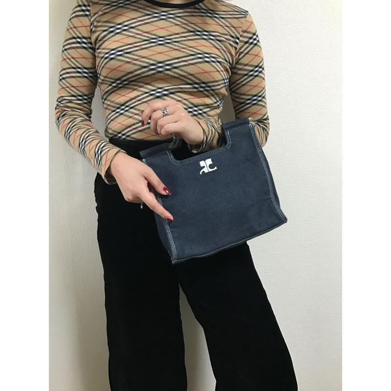 クレージュ デニムバッグ mukougaoka-yayoikai.jp