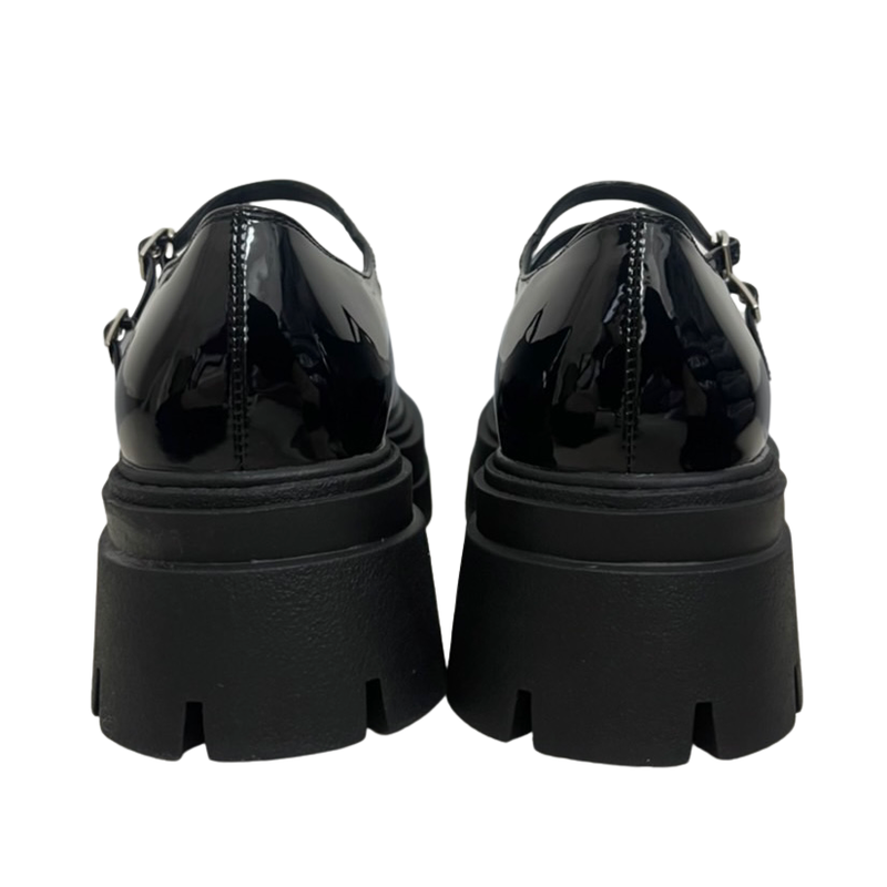 ✨未使用級✨ epine ダブルストラップ　ゴア　パンプス　エナメル　厚底　黒 double strap goa pumps | épine