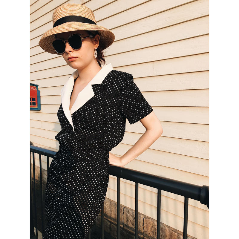 mannish dot rompers | épine mannish dot rompers | épine