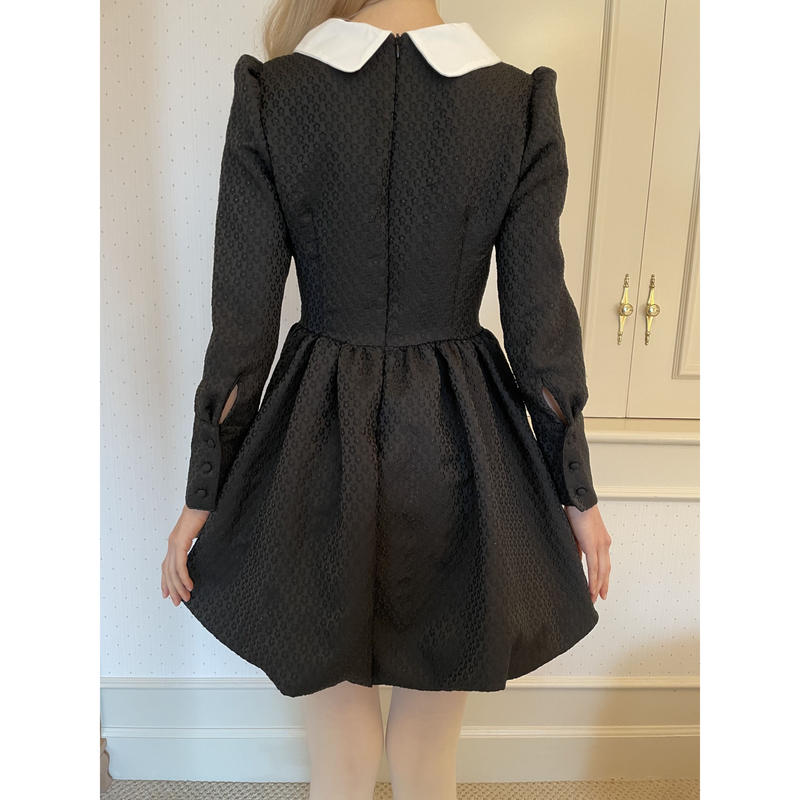 Jacquard balloon onepiece | épine 直販入荷 Jacquard onepiece【epine】 balloon ミニワンピース