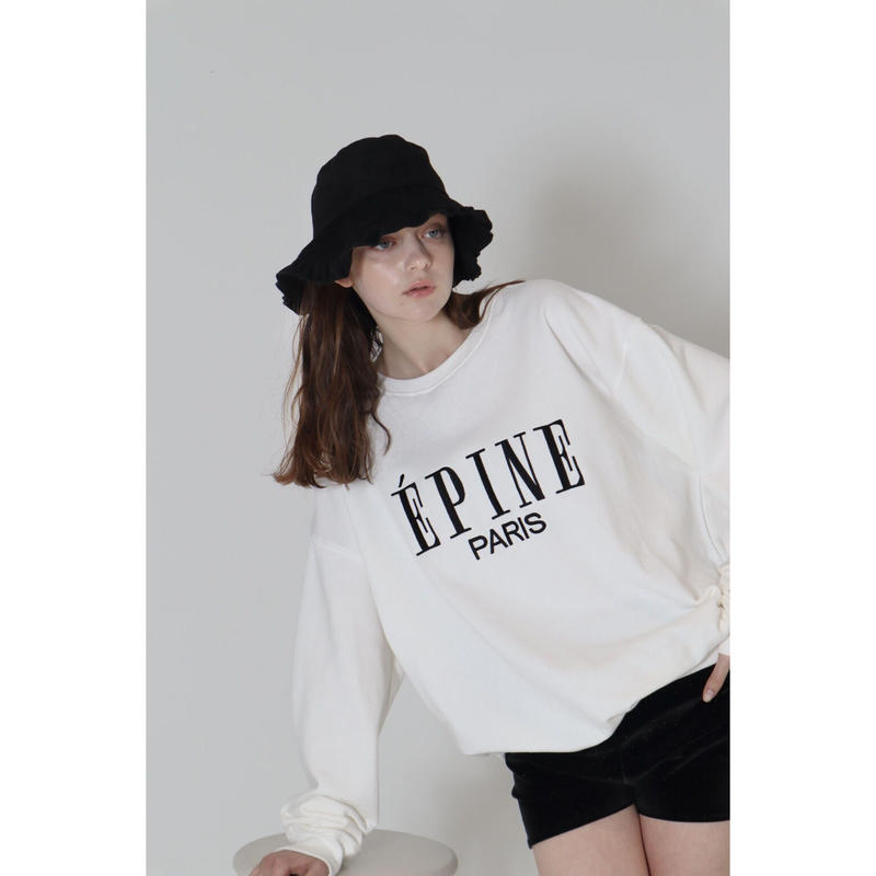 ÉPINE PARIS big sweat white×black | épine