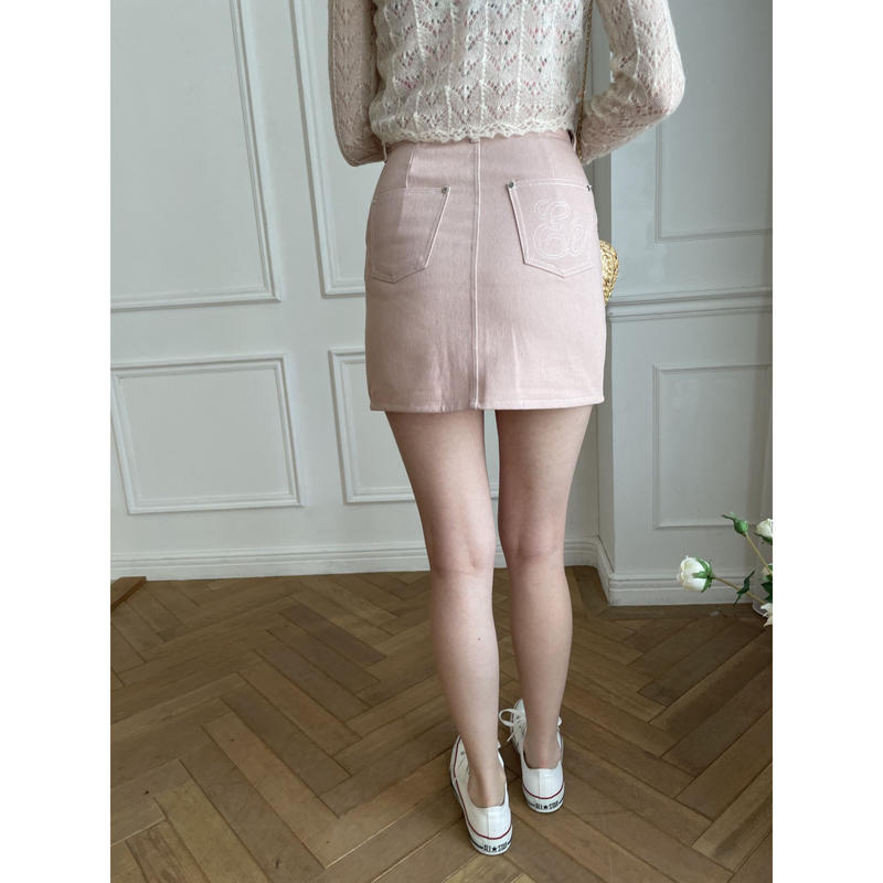 定番入荷 epine♡ Eé denim mini skirt dark pink - 通販 - borsa-ly.com