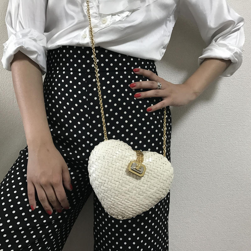 ハート型かごバッグ Toujou Kara かごバッグ ストローバッグ Jobskite Com