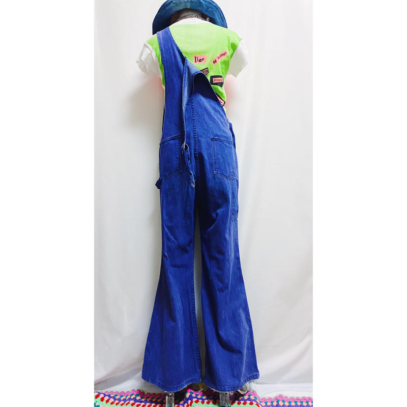 vintage)完全一点物 60s~70s マルチカラー フレアパンツ abdagroup.info