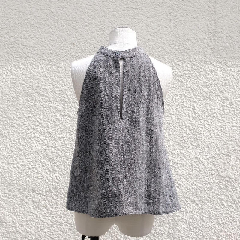 ERiKOKATORi silk nep linen top