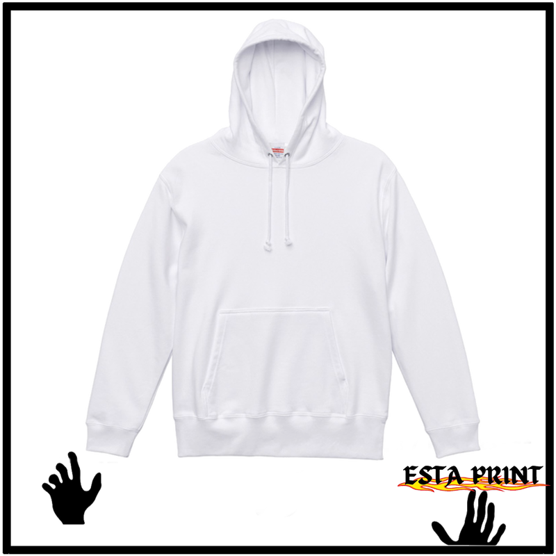 Unitedathle パーカー10 0オンス 白 Estaプリント