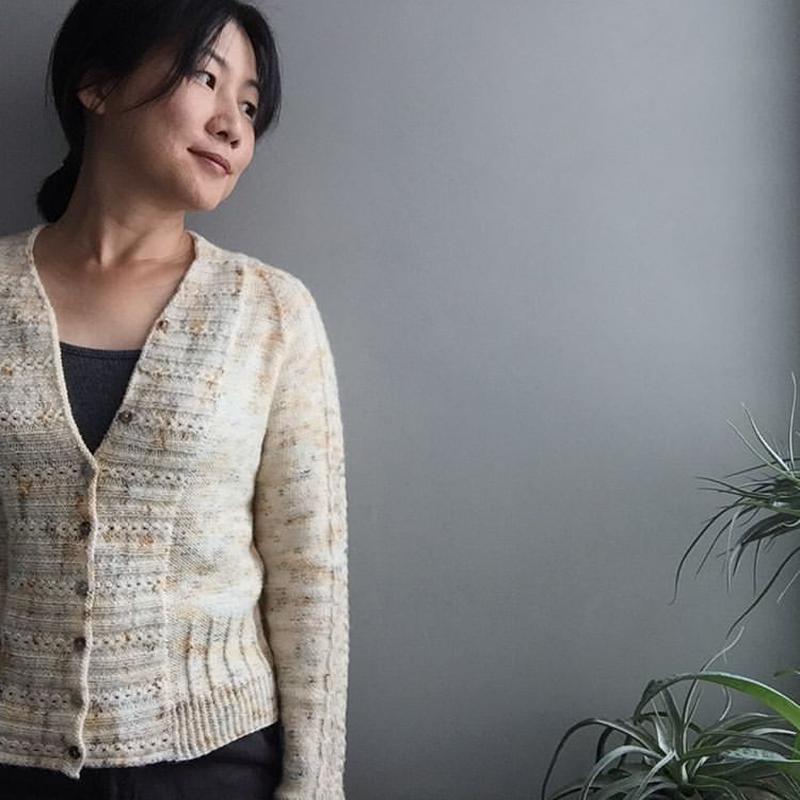 Bay Cardigan ダウンロードパターン 日本語と英語 Eylul Yarns