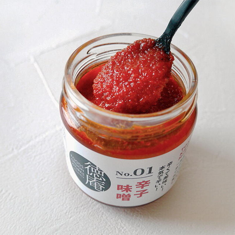 市場 徳庵 唐辛子みそ チューブパウチ 詰め替え 辛子味噌 とうがらし味噌 500g 一味唐辛子