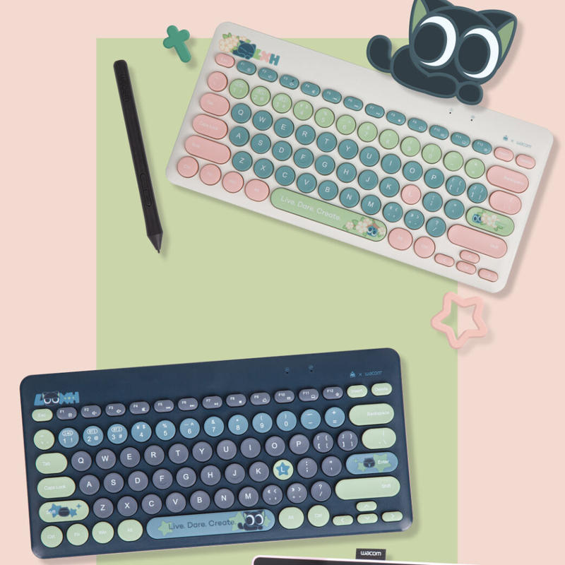 羅小黒戦記 Wacomコラボ ワイヤレスキーボード 面白映画公式ネットショップ