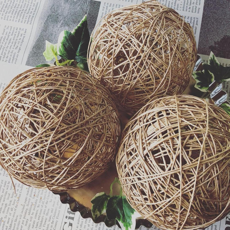 麻紐のランプシェード手作りキット 麻ひも専門店faden108