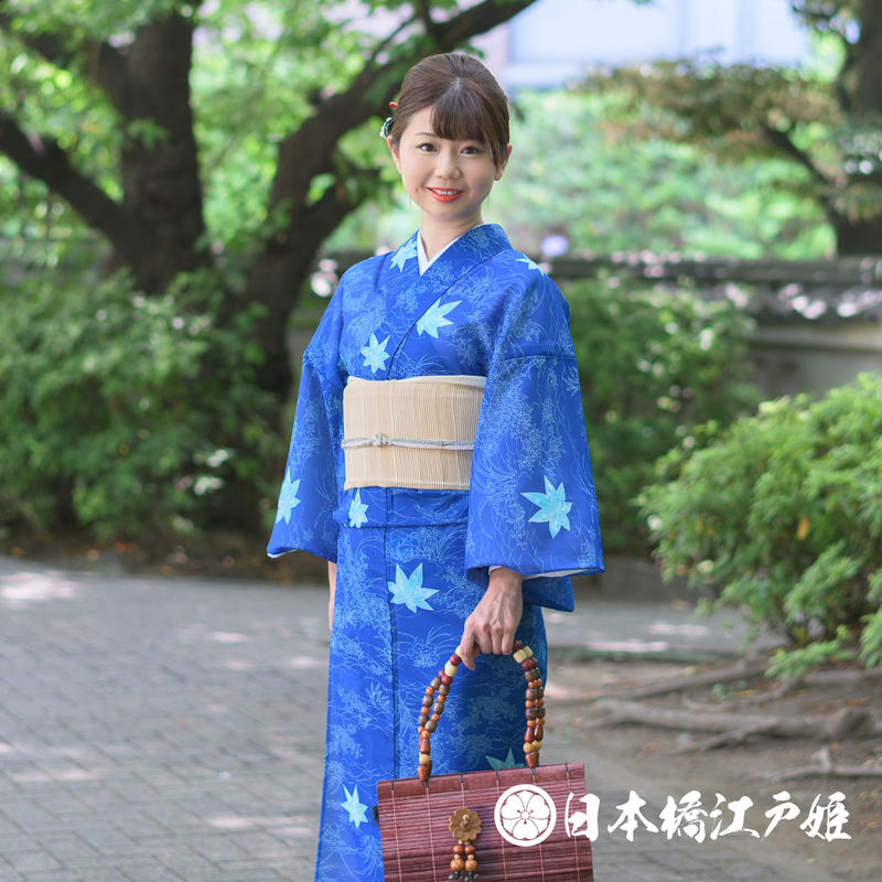 0193 夏物 開き名古屋帯 名品 正絹 全通し よろけ縞 帯丈326cm