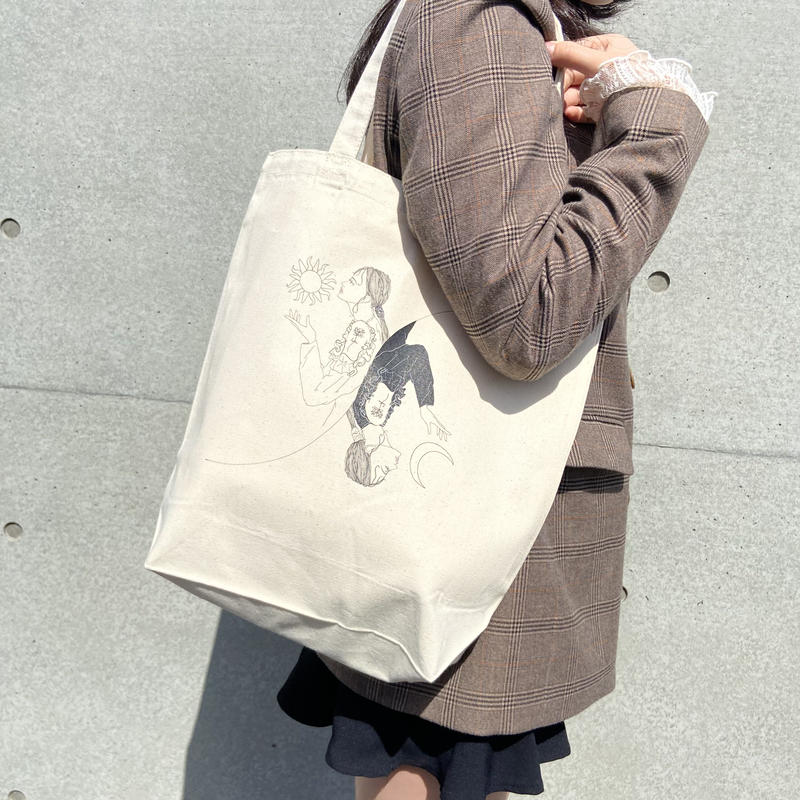 どっちもホントでどっちも私トートバック Festher