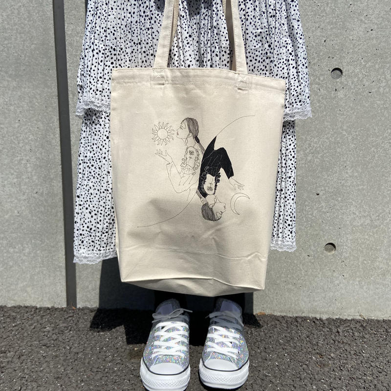 どっちもホントでどっちも私トートバック Festher