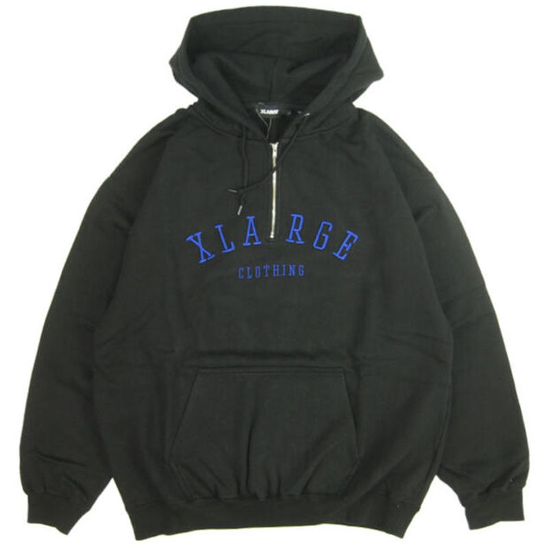 Xlarge エクストララージ Half Zip Hooded Sweat メンズ パーカー