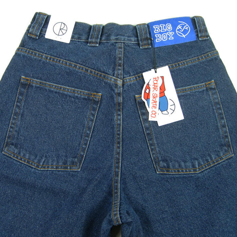 POLAR SKATE CO. Big Boy Jeans - Dark Blue ポー 通販情報 『センリツ様専用』ポーラースケートBig Boy Dark Blue デニム/ジーンズ