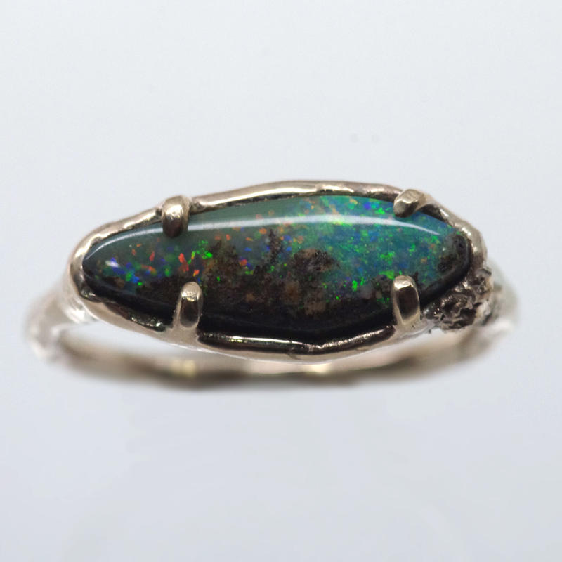 moss ring ボルダーオパール | Fillyjonk ONLINE STORE