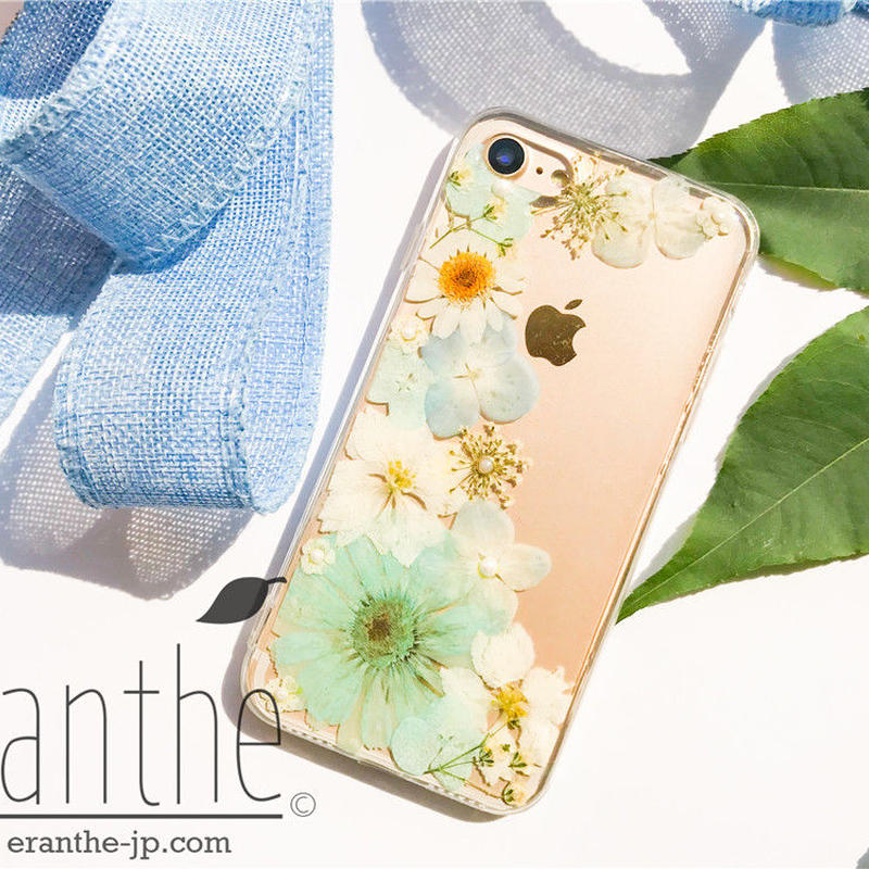シンプル 押し花 フルーツ スマホケース Iphone Xperia Galaxy