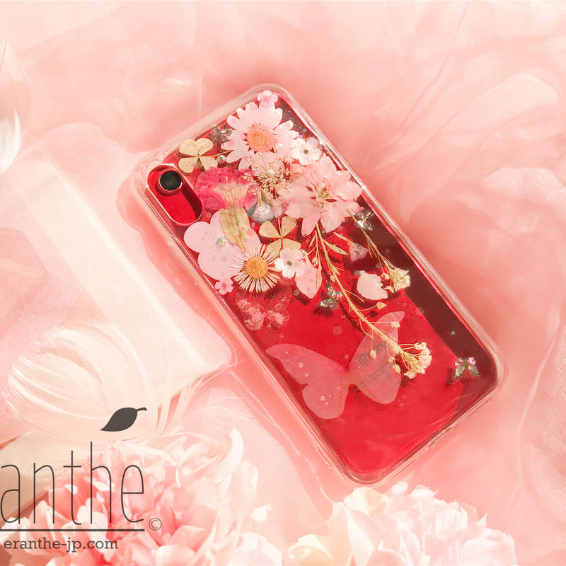 フレッシュな香りが漂う 押し花 スマホケース 全機種対応 Iphone Xperia