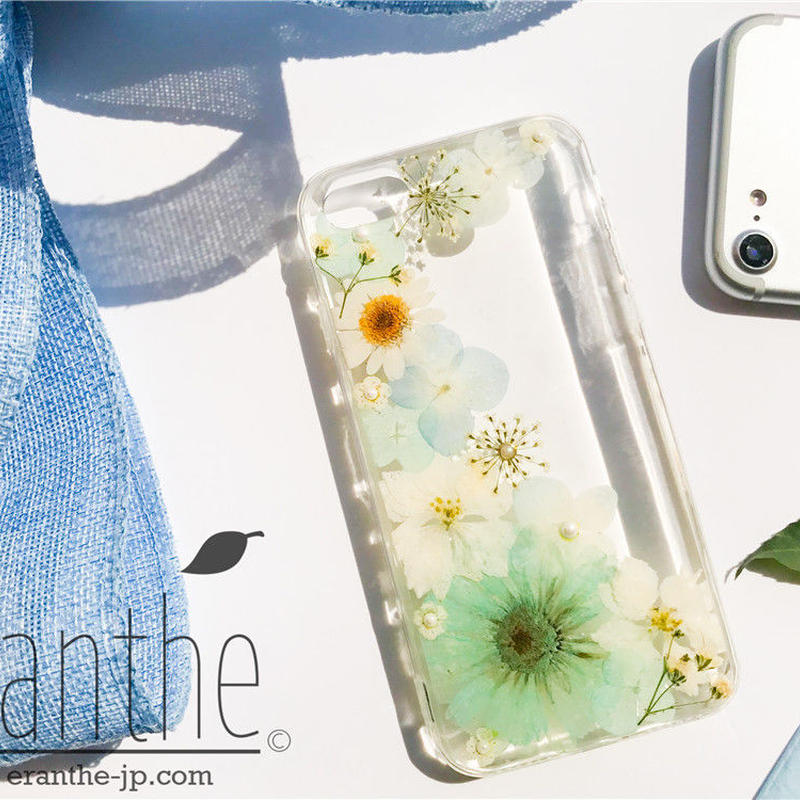 シンプル 押し花 フルーツ スマホケース Iphone Xperia Galaxy