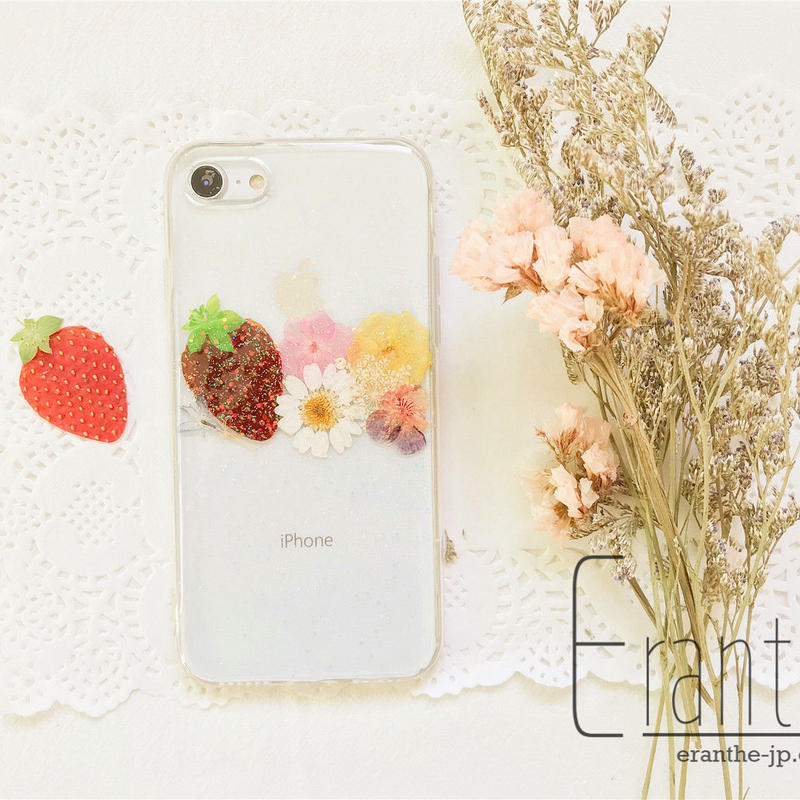 シンプル 押し花スマホケース 押し花ケース スマホケース Iphone Xpe