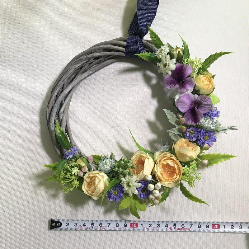 材料セット 春のフラワーリース リース初級 Crea