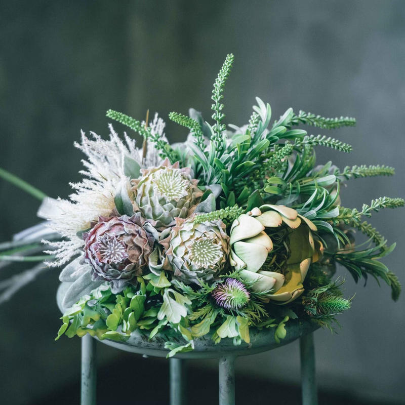 プロテアのエキゾチックな大人ブーケ Flowerdesign Bicolut