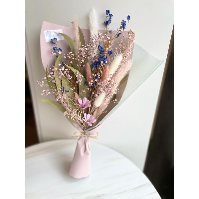 ドライフラワー花束 S ピンク系 Flowershop Kaika