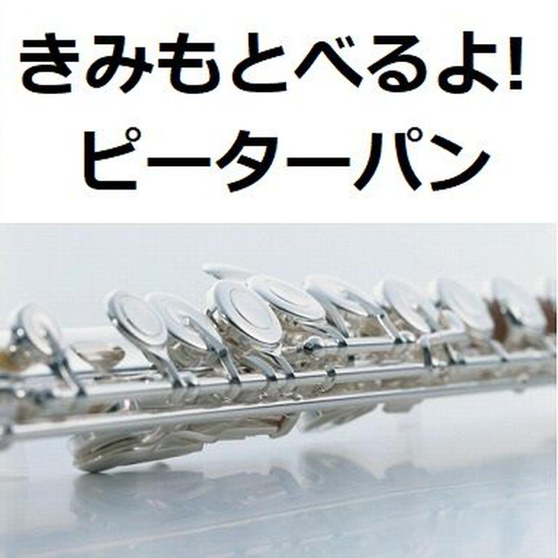 フルート楽譜 きみもとべるよ ピーターパン フルートピアノ伴奏 楽譜ダウンロード販